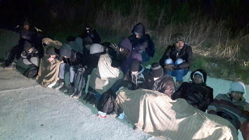 Pakistanlı 27 kaçağı Yunanistan diye Tekirdağda bıraktılar