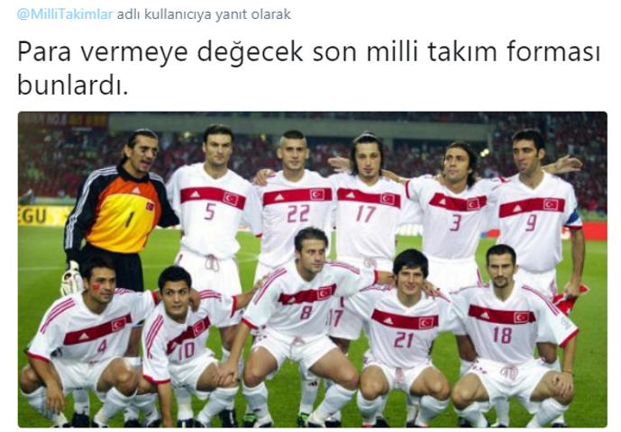 Milli takım formalarına tepkiler