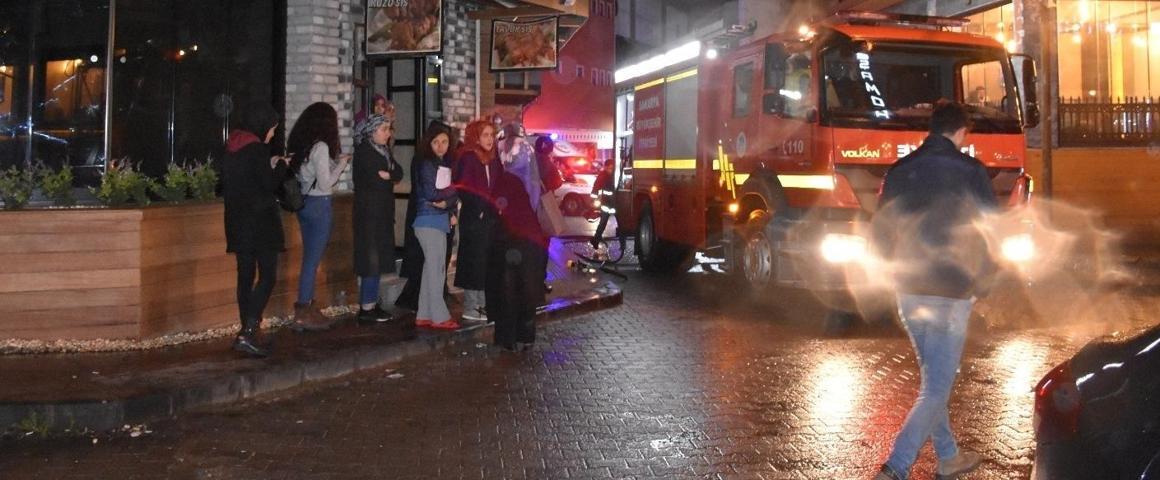 Sakaryadaki kız yurdunda yangın paniği