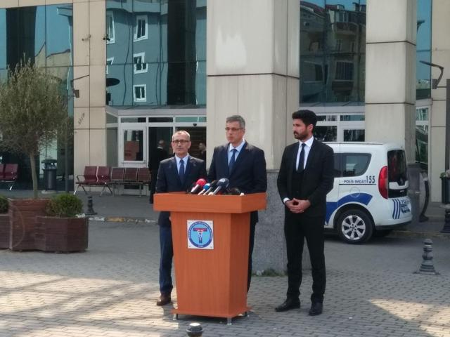 Yanan Taksim Eğitim Araştırma Hastanesinin içinden fotoğraflar