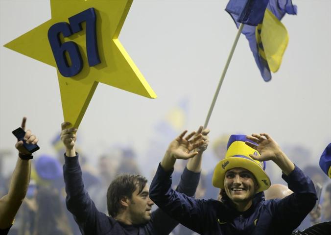 Boca Juniors şampiyon oldu, yer gök inledi