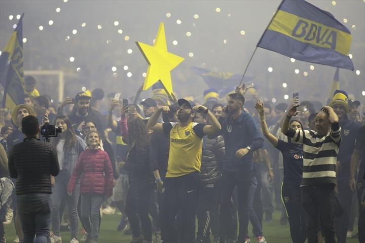 Boca Juniors şampiyon oldu, yer gök inledi