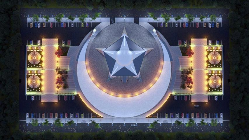 Türkiyenin ilk ay yıldız temalı camisi bu yıl tamamlanacak