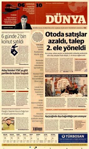 22 Mayıs 2018 - Gazetelerin birinci sayfaları