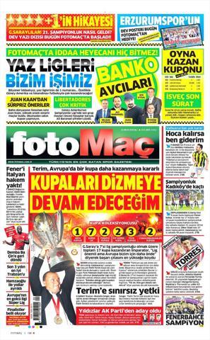22 Mayıs 2018 - Gazetelerin birinci sayfaları