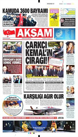 26 Mayıs 2018 - Gazetelerin birinci sayfaları
