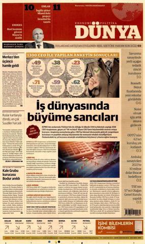 26 Mayıs 2018 - Gazetelerin birinci sayfaları