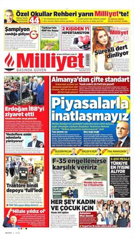 26 Mayıs 2018 - Gazetelerin birinci sayfaları