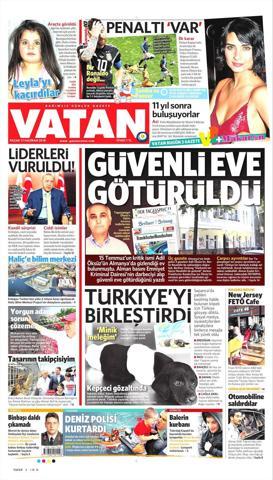 17 Haziran 2018 - Gazetelerin birinci sayfaları