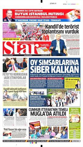 17 Haziran 2018 - Gazetelerin birinci sayfaları