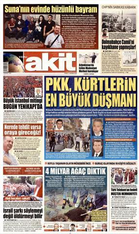 17 Haziran 2018 - Gazetelerin birinci sayfaları