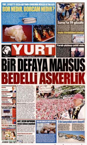 17 Haziran 2018 - Gazetelerin birinci sayfaları