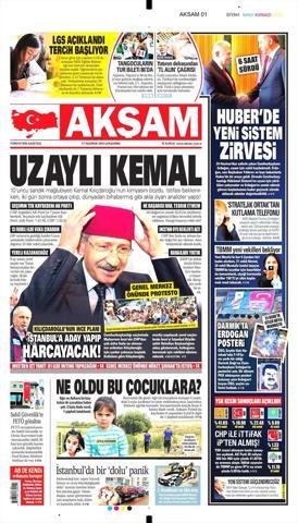 27 Haziran 2018 - Gazetelerin birinci sayfaları