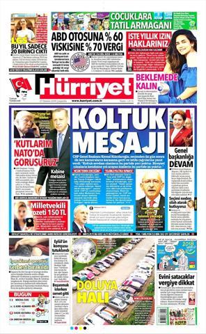 27 Haziran 2018 - Gazetelerin birinci sayfaları