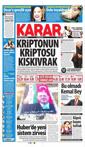 27 Haziran 2018 - Gazetelerin birinci sayfaları