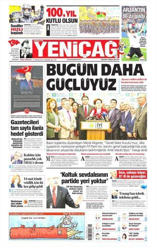 27 Haziran 2018 - Gazetelerin birinci sayfaları