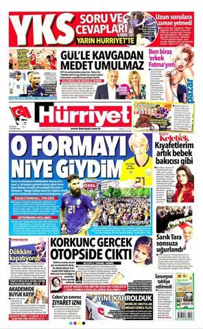 1 Temmuz 2018 - Gazetelerin birinci sayfaları