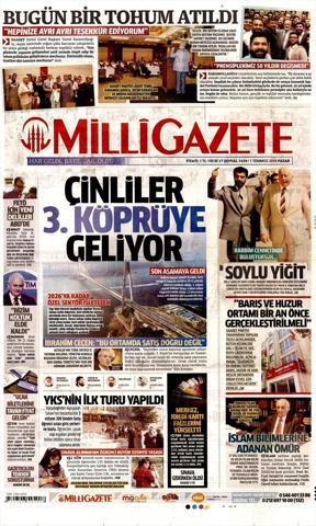 1 Temmuz 2018 - Gazetelerin birinci sayfaları