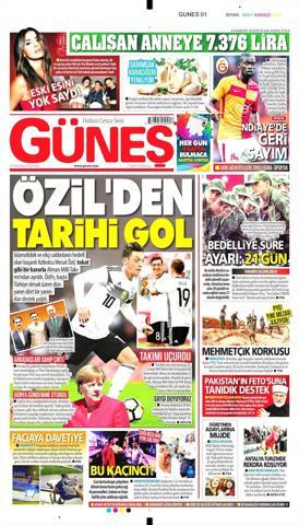 24 Temmuz 2018 - Gazetelerin birinci sayfaları