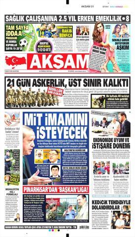 24 Temmuz 2018 - Gazetelerin birinci sayfaları