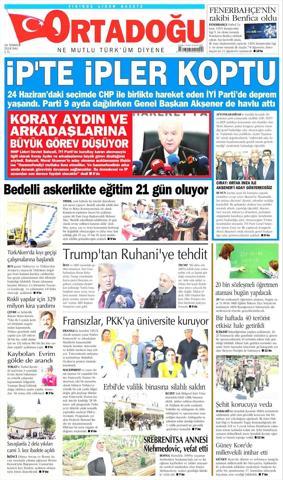 24 Temmuz 2018 - Gazetelerin birinci sayfaları