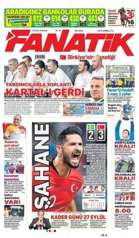 Milli Takım manşetlerde
