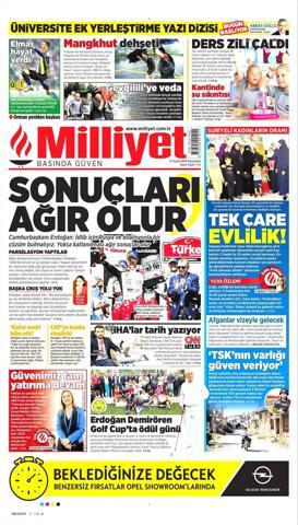 17 Eylül 2018 - Gazetelerin birinci sayfaları