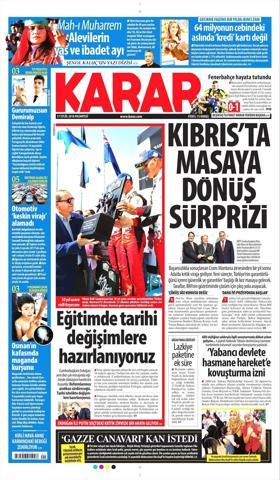 17 Eylül 2018 - Gazetelerin birinci sayfaları