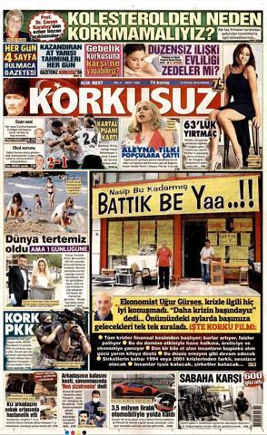 17 Eylül 2018 - Gazetelerin birinci sayfaları