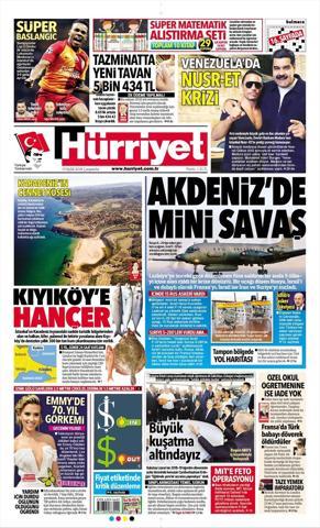 19 Eylül 2018 - Gazetelerin birinci sayfaları