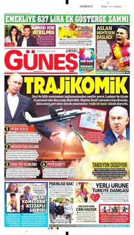 19 Eylül 2018 - Gazetelerin birinci sayfaları