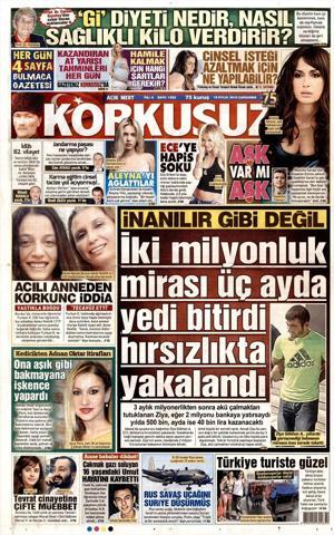 19 Eylül 2018 - Gazetelerin birinci sayfaları