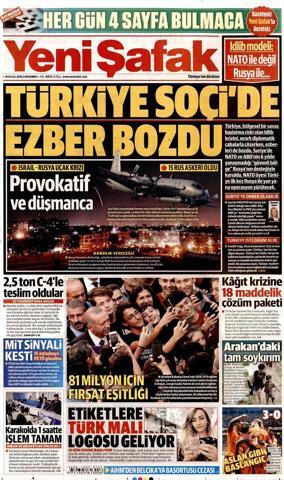 19 Eylül 2018 - Gazetelerin birinci sayfaları