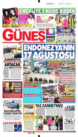 1 Ekim 2018 - Gazetelerin birinci sayfaları