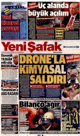 1 Ekim 2018 - Gazetelerin birinci sayfaları
