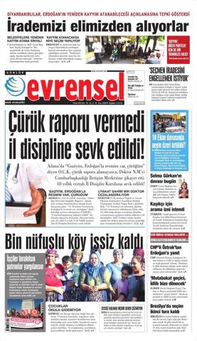 9 Ekim 2018 - Gazetelerin birinci sayfaları