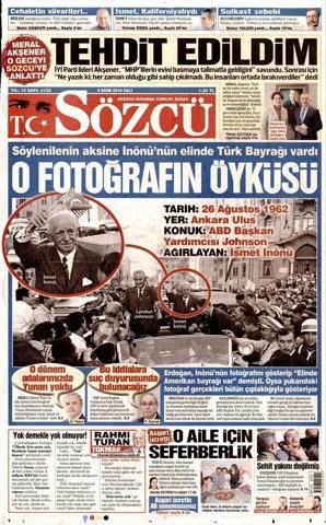 9 Ekim 2018 - Gazetelerin birinci sayfaları