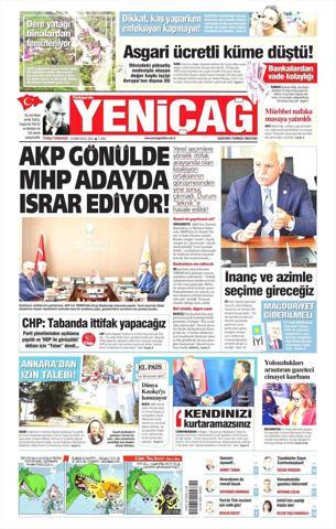 9 Ekim 2018 - Gazetelerin birinci sayfaları