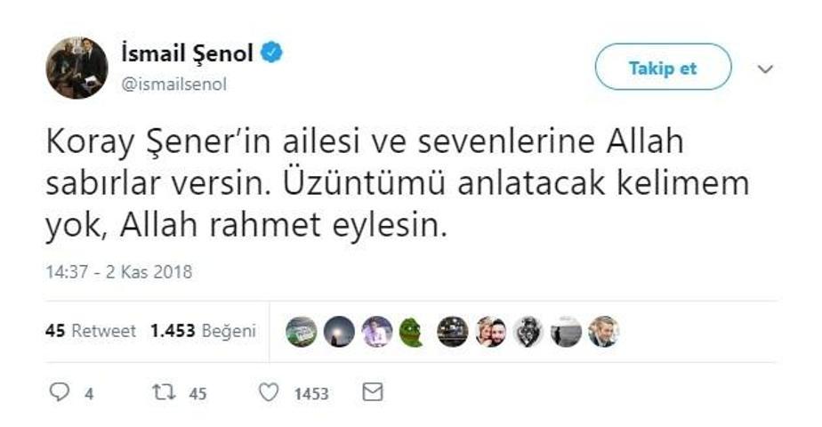 Koray Şener vefat etti | Ölünce biz de iyi adam oluruz