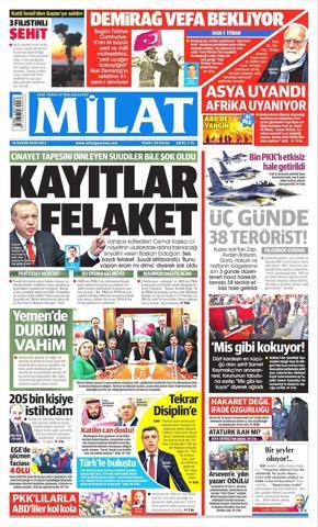 13 Kasım 2018 - Gazetelerin birinci sayfaları