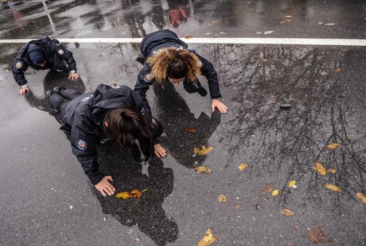 Çevik Kuvvet polisinden aksiyon filmlerini aratmayan eğitim