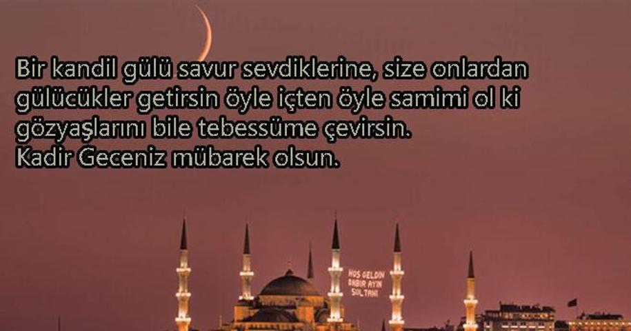 Kadir Gecesi mesajları 2019: Kadir Gecesi SMS ve resimli tebrik mesajları