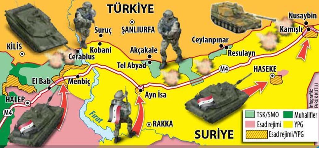 Komandolar Fıratın batısında: Görev Menbiç