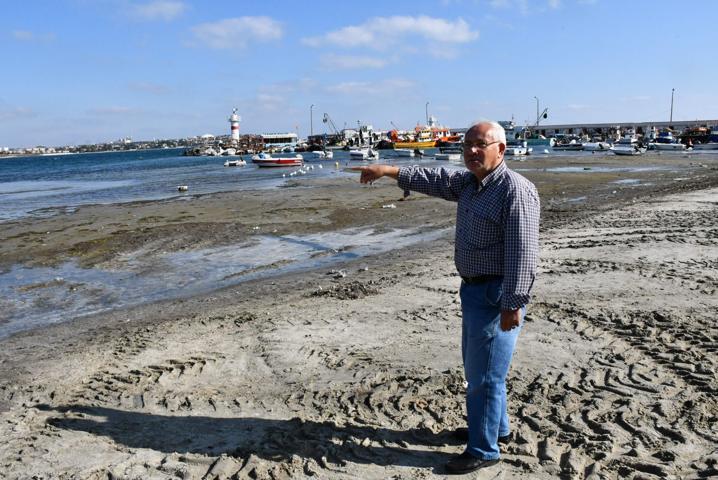 Tekirdağda deniz 25 metre çekildi
