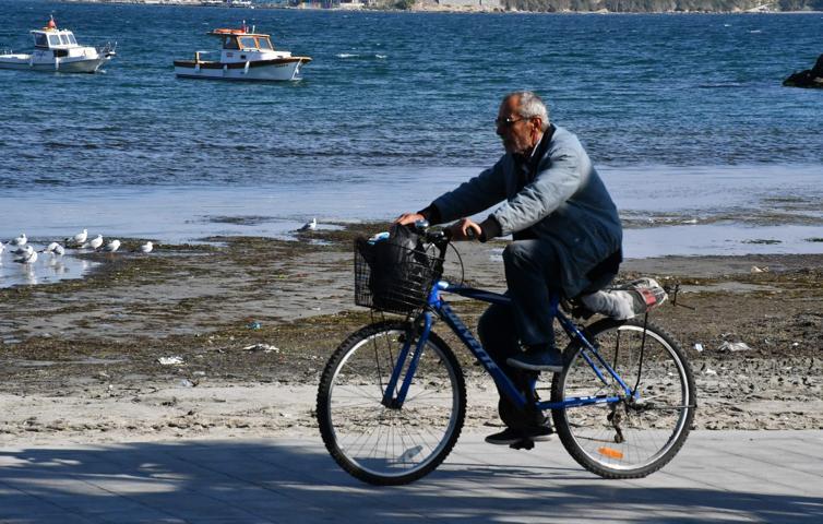 Tekirdağda deniz 25 metre çekildi