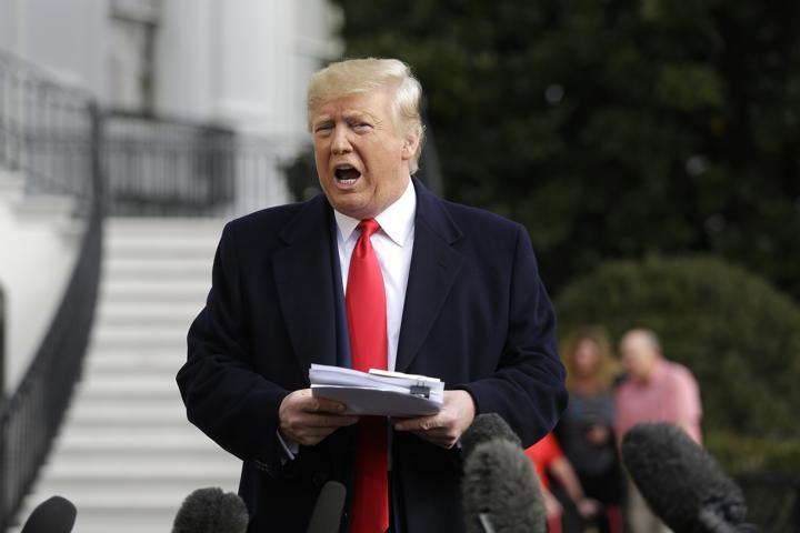 Trumpın defterinde dikkat çeken yazı