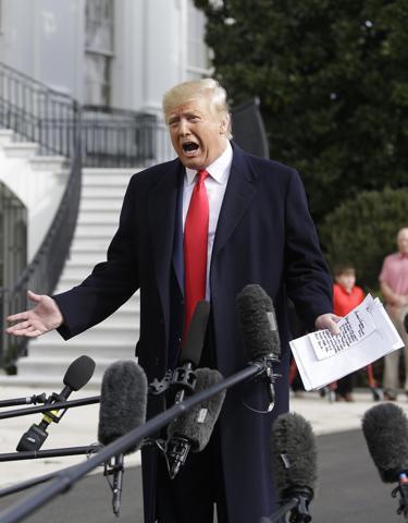 Trumpın defterinde dikkat çeken yazı