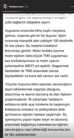 Ceren Hindistan hafızasını sildirdi