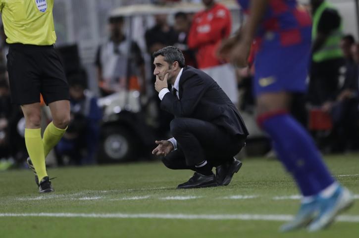 Barcelona-Atletico Madrid maçında sinirler gerildi