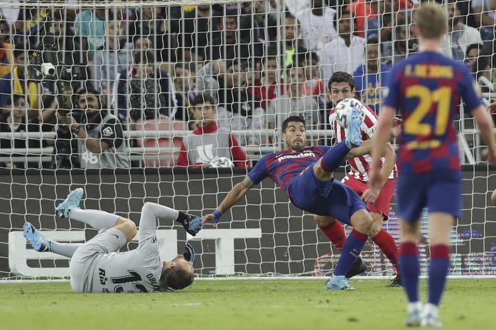 Barcelona-Atletico Madrid maçında sinirler gerildi